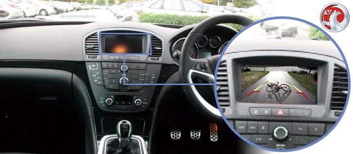 insignia reversing camera screen